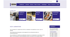 Desktop Screenshot of kooy-laminations.nl